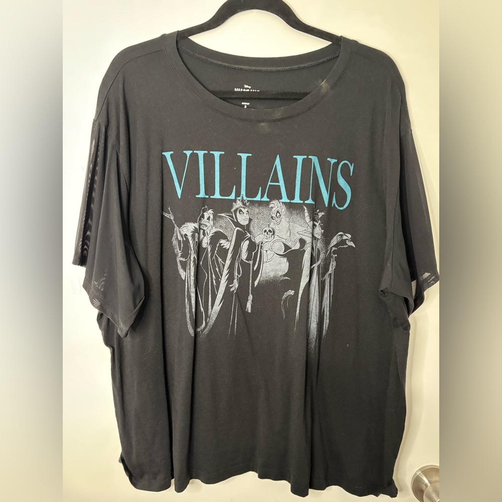 Torrid Disney Villains Mesh Sleeve Tee - Picture 2 of 4